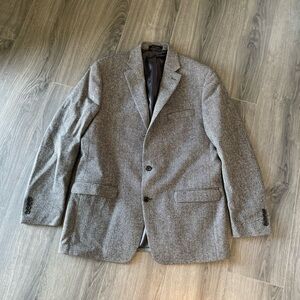 Lauren Ralph Lauren Tweed Herringbone Wool Blazer Sport Coat Men’s Size 44L